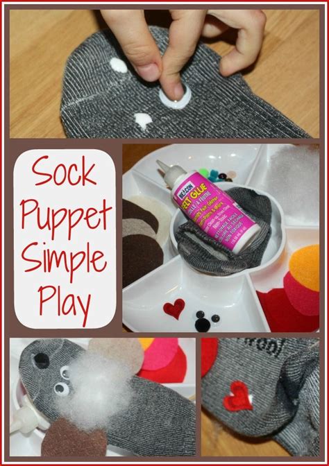 Making A Sock Puppet Simple Play Activity Sock Puppets