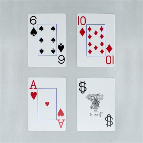 Jumbo Index Playing Card Available From The Blind Foundation