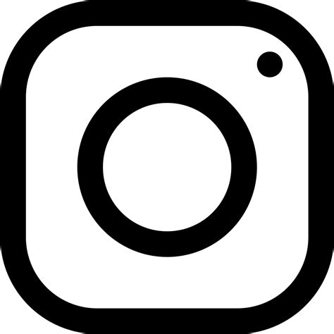 Download Watercolor Instagram Icon Png Instagram Logo White On Black