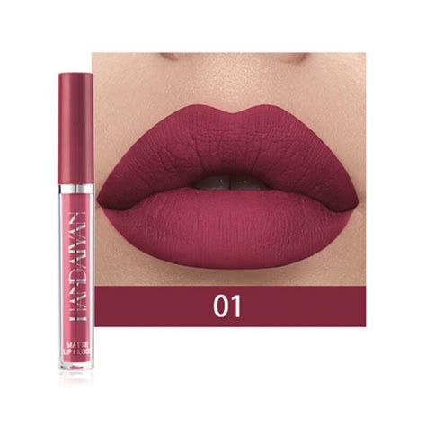 12colors Matte Lipstick Red Velvet Liquid Lipgloss Tattoo Long Lasting Waterproof Lip Gloss Tube