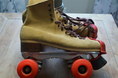 Vintage Riedell Jogger Sure Grip Roller Skates Kryptos