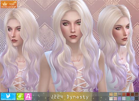 Sims 4 Ccs The Best Hair By Newsea