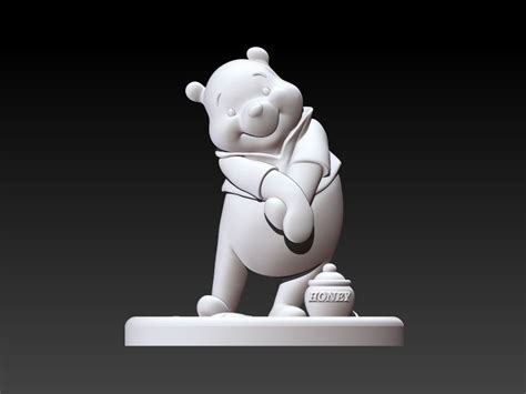 3d Print Model Winnie The Pooh Statue Cgtrader