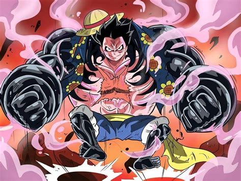 One Piece Luffy With His New Power Gear 4 Youtube
