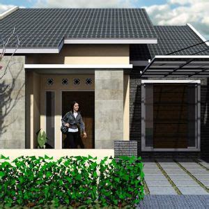Kayu yang akan dijadikan tiang rumah bisa jadi berasal dari pohon jati. 10 Model Rumah Sederhana Di Kampung Terbaru 2020 | Desain ...