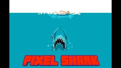 Jaws Pixel Movie Posters Poster Pixel
