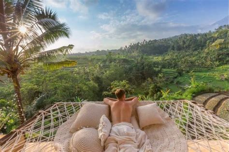 The Famous Airbnb Ubud Treehouse With Hammock Bed Ubud Villas Bamboo House Bali Bamboo House