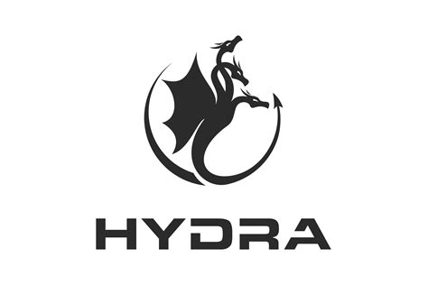 Hydra Logo Black Icon Graphic By Barra Zain · Creative Fabrica