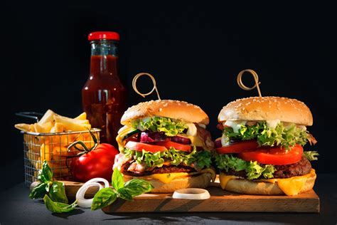 Download French Fries Still Life Food Burger 4k Ultra Hd Wallpaper