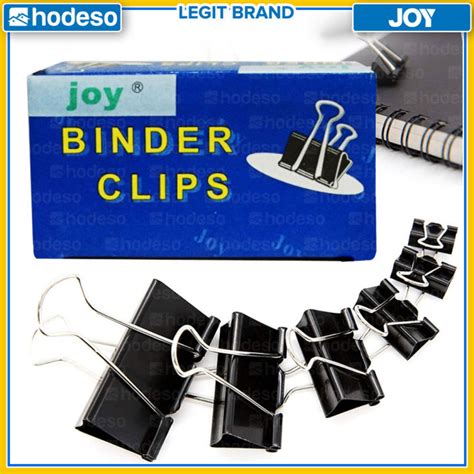 Hodeso I Joy 1 Box Black Binder Clips Available Sizes Paper Binder