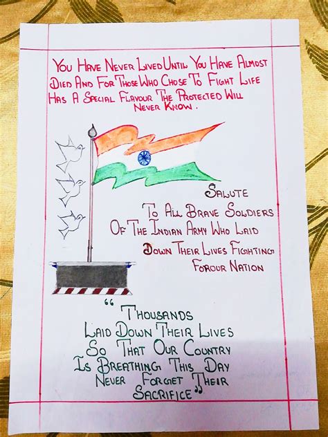 Poster On Freedom Fighters India Ncc