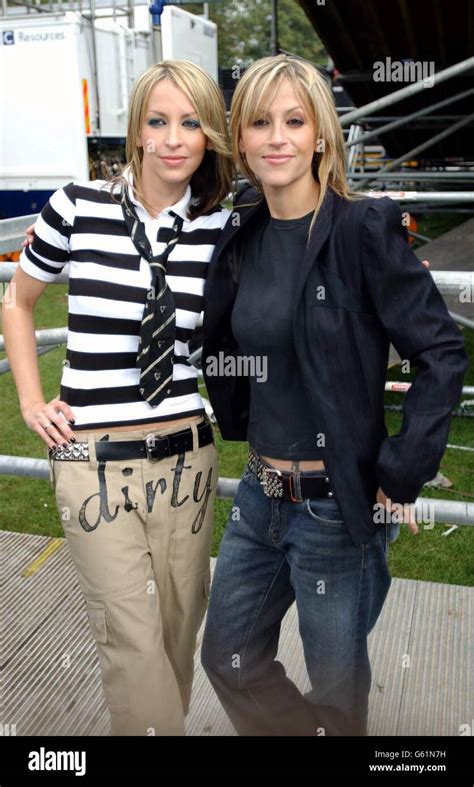Natalie Left And Nicole Appleton Backstage During The Radio One Big Sunday Concert In Victoria