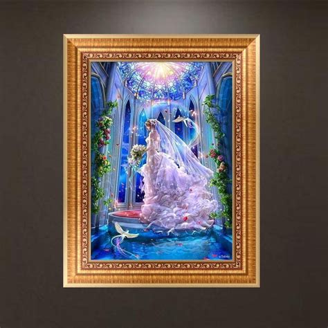 Diy 5d Wedding Diamond Painting Beauty