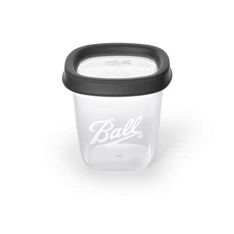 Ball also makes these freezer jars in pint size, so adults who may want a cold smoothie at. Ball, Freezer Jars, Plastic, Grey, 16 oz, 2 pack - Walmart ...