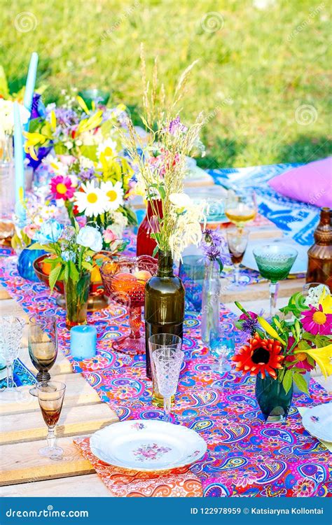 Decoration for Boho Wedding Stock Image - Image of circle, dreamcatcher