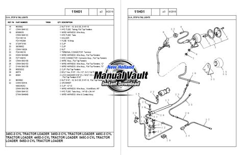 Ford 345c 445c 545c 345d 445d 545d Tractor Parts Manual Manual Vault