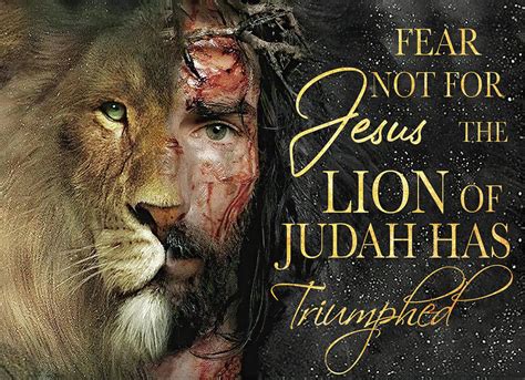 The Lion Of Judah Has Triumphed Canvas Poster By Julien Royalty Free