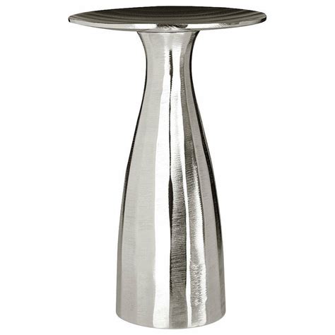 Large Silver Pillar Candle Holder By Victoria And Co