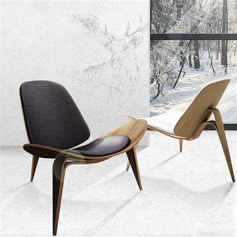Shop chairs at 1stdibs, the leading resource for antique and modern seating made in scandinavian. Scandinavian Lounge Chair - Leather SHELL Collection ...