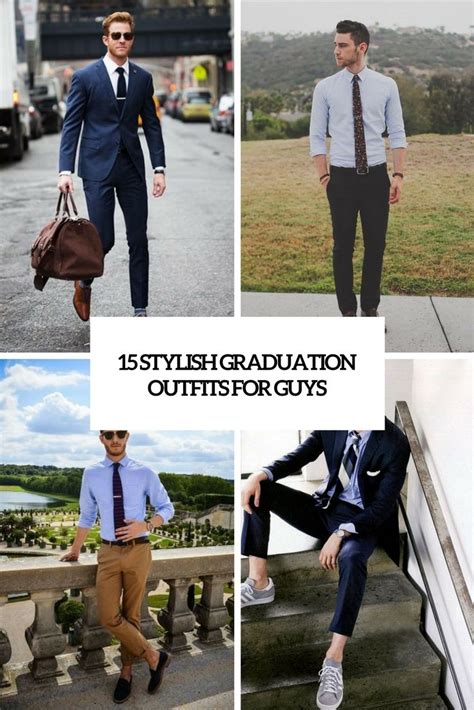Stylish Graduation Outfits For Guys Cover Men Graduation