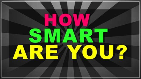 90 People Fail How Smart Are You Test With Answers Youtube