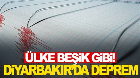 AFAD duyurdu Diyarbakır da deprem Manisa Kulis Haber Son Dakika