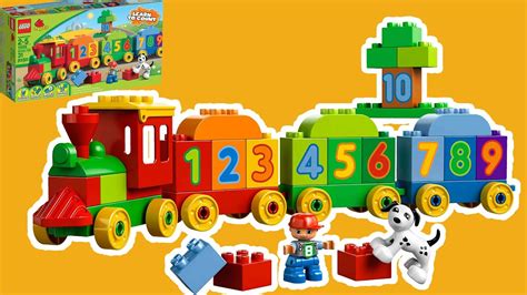 Lego Duplo Learn To Count Build The Numbers Train 10558 Youtube