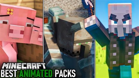 Top 5 Best Animated Texture Packs For Minecraft Youtube