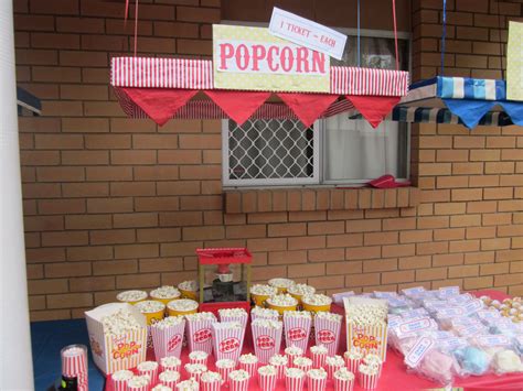 Popcorn Stand Circus Theme Party Carnival Party Party Themes