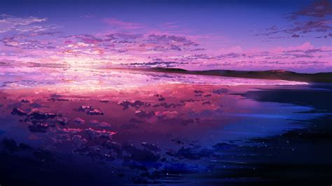 Anime Pink Sky 1920x1080 Wallpapers Wallpaper Cave