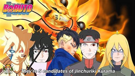 Naruto Death 5 Future Jinchuriki Of The Nine Tails Kurama In Boruto