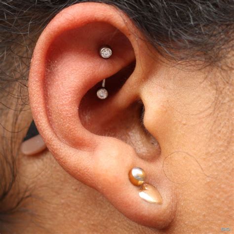 Ear piercings (right part of ear where you can do piercing) - AllureBee