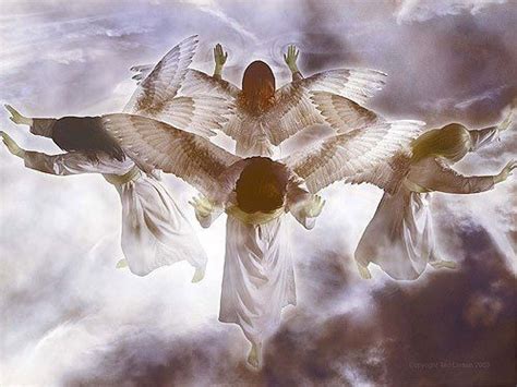 The Saints Of The Great Tribulation Angels In Heaven Revelation 7 Angel