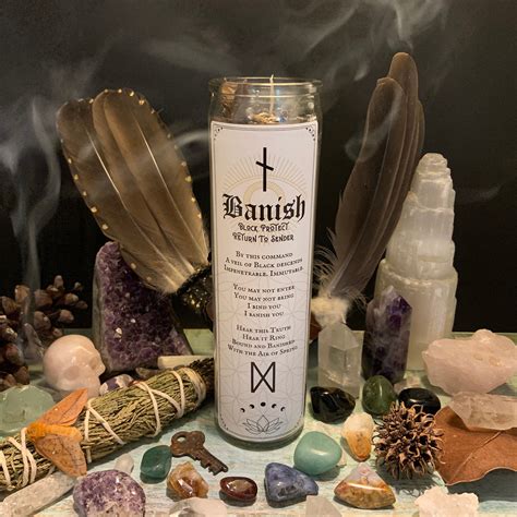 Banishing Spell Candle Magic Witchcraft Pagan Etsy