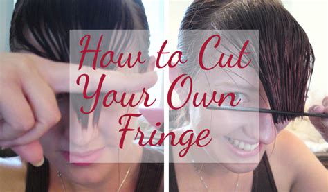 How To Cut Bangs Or A Fringe At Home Step By Step Guide
