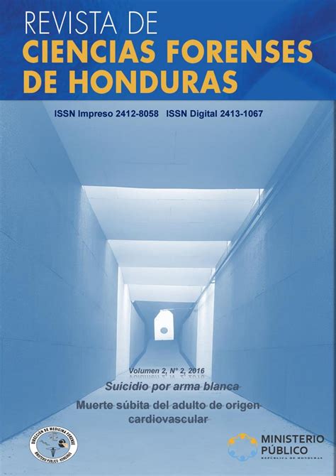 Revista De Ciencias Forenses De Honduras Vol N By Revista De