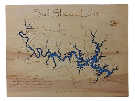 Lake Of The Ozarks Depth Map Maping Resources