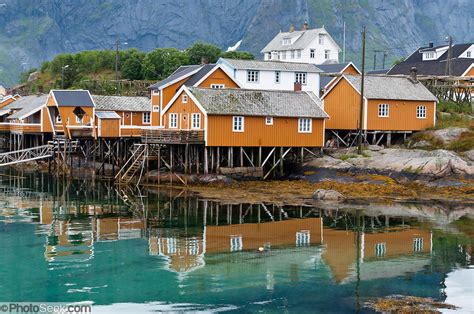 Reinefjord Fishing Village Lofoten Archipelago Nordland County