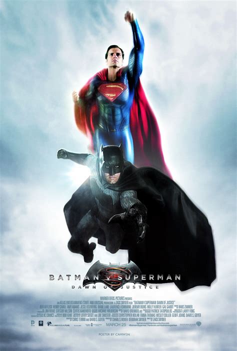 Batman V Superman 2016 Day Vs Night Poster 2 By Camw1n