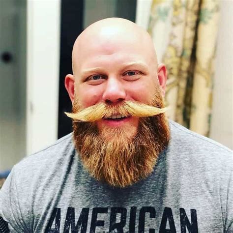 30 Brilliant Beard Styles With Mustaches Hairstylecamp Bald Men