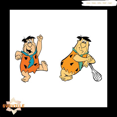 Fred Flintstone Svg Cartoon Svg Flintstones Svg Fred Flin Inspire