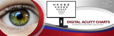 Truvision Acuity Digital Eye Chart Software Visual Acuity System