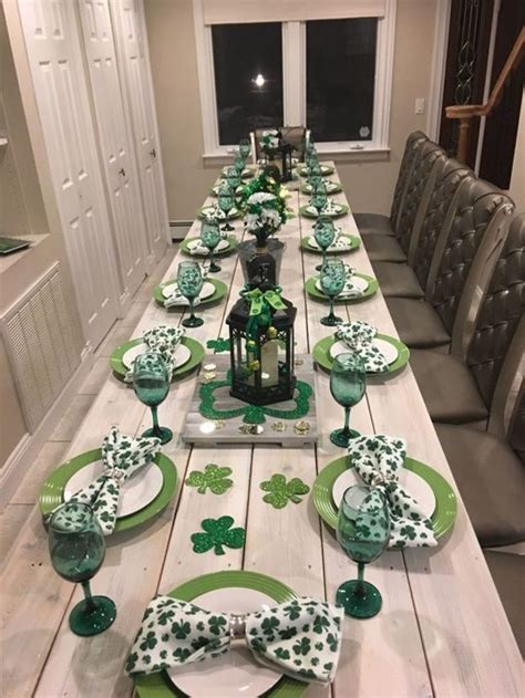 Enchanting St Patricks Day Table Setting Ideas St Patricks