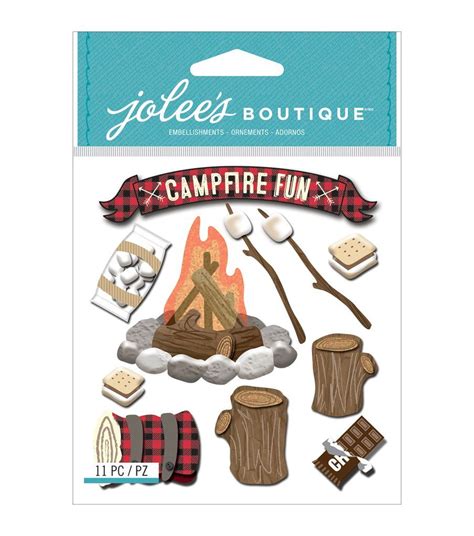 Campfire Smores Jolees Boutique Stickers Campfire Fun Paper Craft