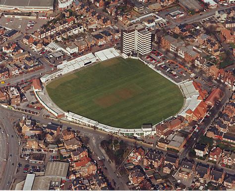 Play resumes after early rain interruption. Trent Bridge - History