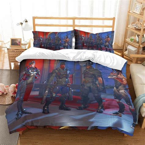 3d Customize Overwatch Bedding Set Duvet Cover Set Bedroom Set Bedlinen