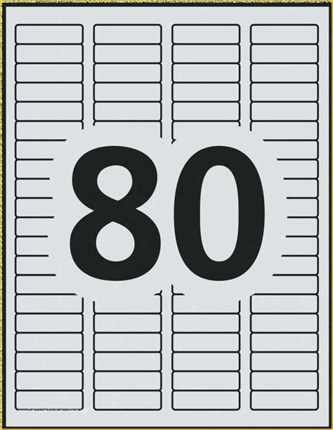 30 Address Label Template