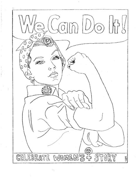 To Do And To See Womens History Coloring Pages