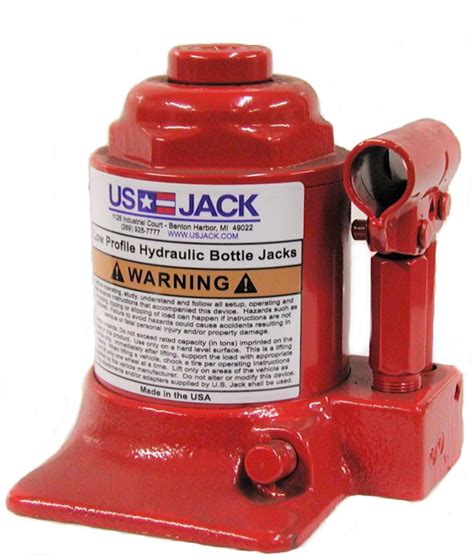 Low Profile Short Hydraulic Bottle Hand Jack Made In Usa Tools