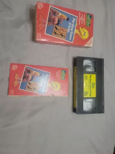 Sesame Street Play Along Games And Songs Vhs 999 Picclick